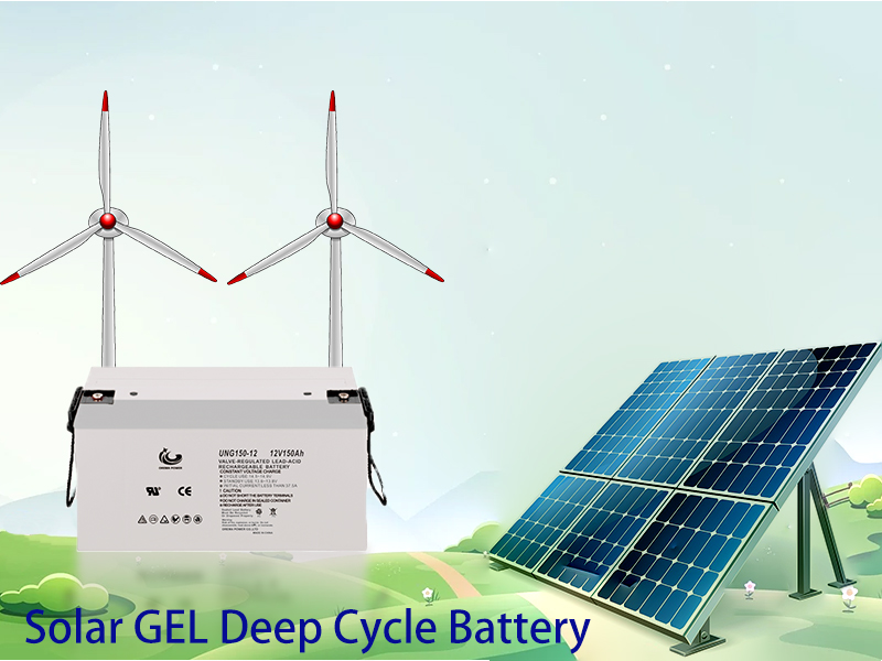 Solar GEL deep cycle batteries
